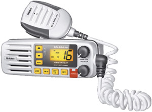 Uniden SOLARA DSC Fixed Mount VHF 2-Way Marine Radio White