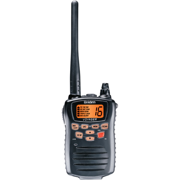 Uniden VOYAGER-TI Voyager 2-Way Compact Hand-Held VHF Marine Radio