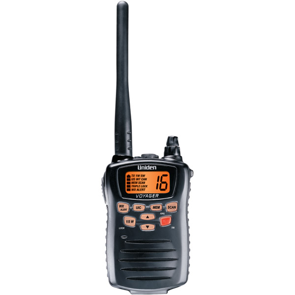 Uniden VOYAGER Voyager Compact Hand-Held VHF 2-Way Marine Radio
