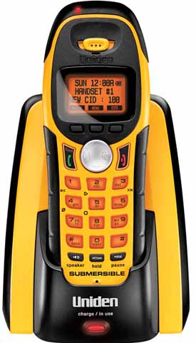 Uniden WXI-477 5.8GHz Waterproof Submersible Cordless Telephone with Call Waiting/Caller ID