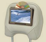 Vizualogic A-1150 7 Inch Dual DVD Headrest Replacements 2004-2007 Porshe Cayenne, S, Turbo, 2- 2 Channel IR Headphones
