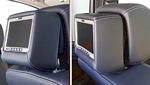 Vizualogic A-1290 9 Inch Dual DVD Active Headrest Replacements 2006-2009 Mercedes Benz GL, M, R Class, 2 - 2 Channel IR Headphones