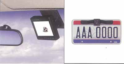 Vizualogic 90-6008 C-1000 HindSight - VersaMount Camera w/3.5 Inch Monitor