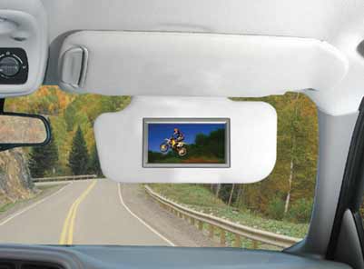 Vizualogic 7 Inch Sunvisor Replacement 2000-2005 Cadillac, Chevrolet, GMC