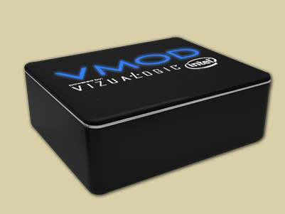 Vizualogic VMOD Media On Demand (VMOD) Toshiba 40GB HDD,1.0 GHz Intel Celeron, Bluetooth 2.0, Wifi, 5-USB 2.0, Ethernet, In Car Media Manager