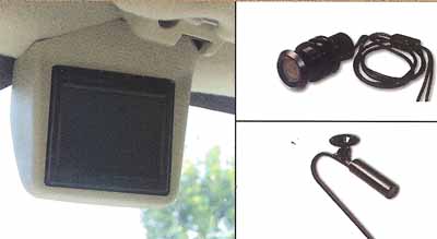 Vizualogic 90-6003-XX 3.5 Inch HindSight Backup Monitor w/Flush Mount Camera Cad. ESV/EXT (2001-06)