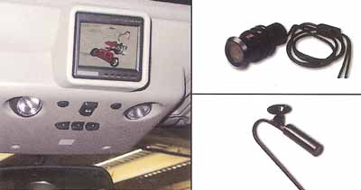 Vizualogic 90-6002-XX 3.5 Inch HindSight Backup Monitor w/Flush Mount Camera Hummer H-2 (2003-05)