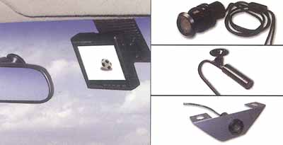 Vizualogic 90-6006 Universal HindSight - Flush Mount Camera w/3.5 Inch Monitor