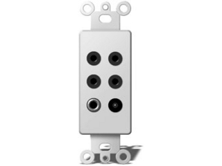 Xantech 789-44DI Ivory Single Zone In-Wall Decora Style Connecting Block