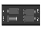 Xantech CB20 One Zone Connecting Block with Two Emitter Ports