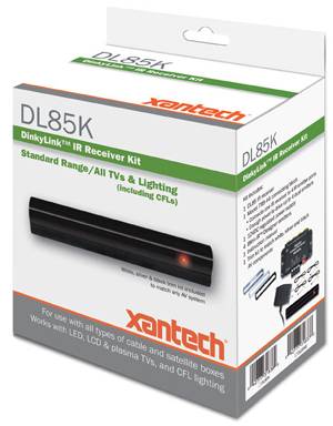 Xantech DL85K LCD/CFL Proof Dinky Link IR Receiver Kit