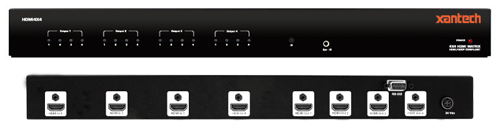 Xantech HDMI4X4 4X4 HDMI SWITCHER  4 SOURCES TO 4 DISPLAYS