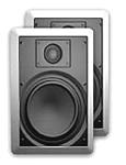 Xantech XC65W Contractor 6.5 Inch 2 Way 50 W RMS In-Wall Speakers