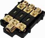 XScorpion ANL3032G 1/0G / 2 - 2G Input to 3 - 4G Output Gold ANL Fused Distribution Block