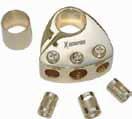 XScorpion BT1224G 1 - 2/4G / 2 - 4/8G Gold Battery Terminal