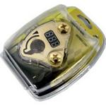 XScorpion DBT24RG 2 - 4G / 2 Ring Gold Battery Terminal with Digital Volt Meter