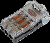 XScorpion DMANL3034P Digital Mini ANL Fused Distribution Block 3 - 1/0G Input to 3 - 4G Output Platinum