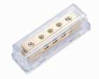XScorpion GDB2034G 2 - 1/0G Input to 3 - 4G Output Gold Power Distribution Block