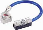 XScorpion MAK0BL 1/0G Blue Digital Battery Terminal / Power Cable / Mini ANL Fuse Holder Power Kit