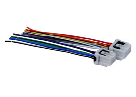 XScorpion NIS-1703M Nissan 95-03 (Male Plug) - Plug in factory radio - Power / 4 Speakers Reverse