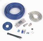 XScorpion PAKE.05B 4000 Watt 1/0G Platinum/Blue Expert Amplifier Installation Kit Platinum Accs