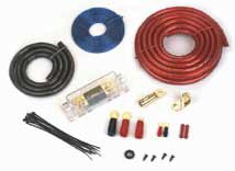 XScorpion PAKE.45B 2000 Watt 4G Expert Blue/Platinum Amplifier Installation Kit Platinum Accs