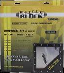 XScorpion RB2.1224 RATTLE BLOCK Universal Sound Damping Kit 12 Inchx24 Inch x2 - 4SQ Ft