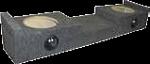 XScorpion X6465-10 Dual 10 Inch Down Fire 04-08 NISSAN TITAN EXT CAB Custom Subwoofer Box