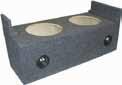 XScorpion X6484-12 Dual 12 Inch Down Fire NISSAN FRONTIER EXT CAB Custom Subwoofer Box